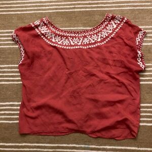 Lucky Brand Peasant Top XS